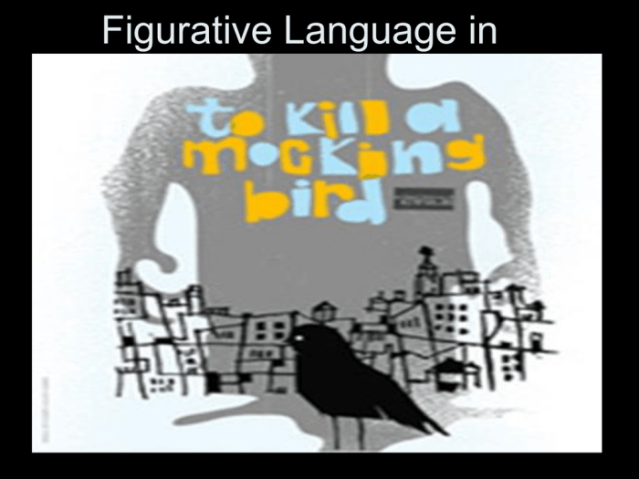 Figurative language from to kill a mockingbird