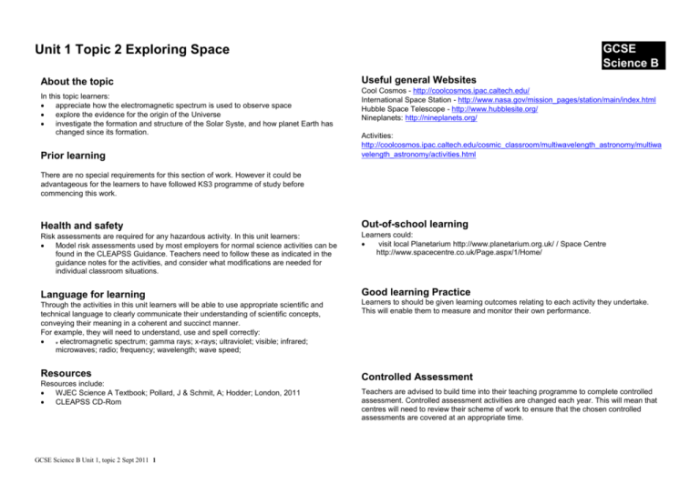 Extended reading comprehension funding space exploration answer key