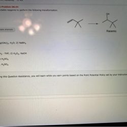 Select suitable reagents for the following transformation